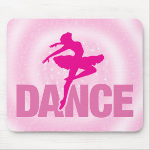 Tapis De Souris Chaud rose Ballerina Dance Étincelle
