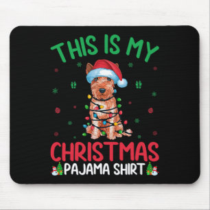 Tapis De Souris Chaud Xmas Soft Coché Wheaten Terrier Chien Christ