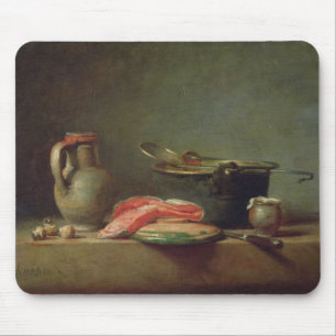 Tapis De Souris Chaudron de cuivre avec un broc