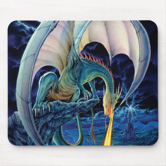 Tapis De Souris Chaussée Mousepad de dragon (Devant)