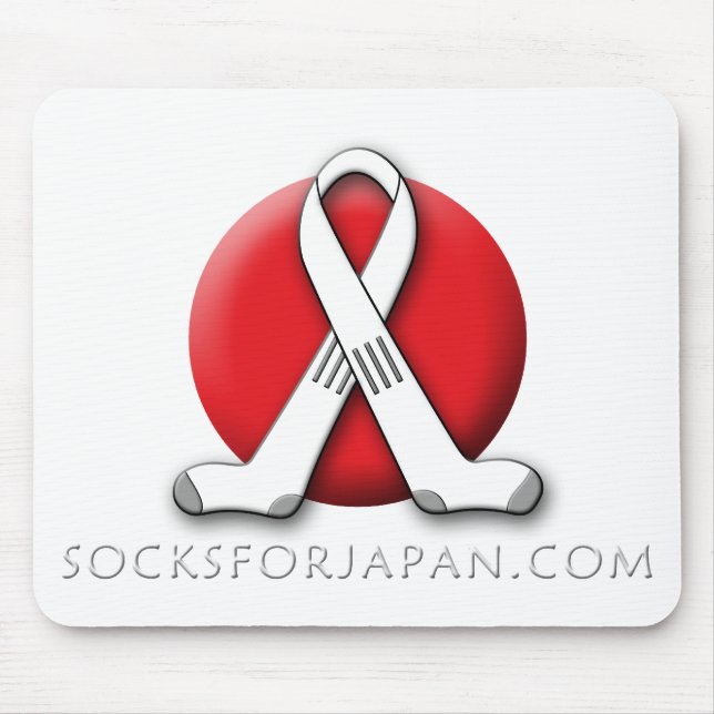 Tapis De Souris Chaussettes pour le Japon Mousepad (Devant)