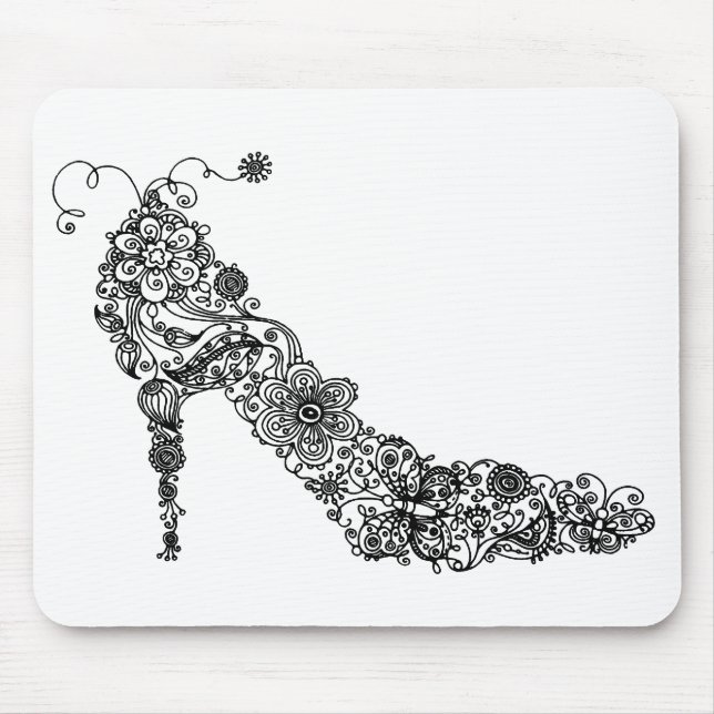 Tapis De Souris Chaussure chic ~ Mousepad (Devant)