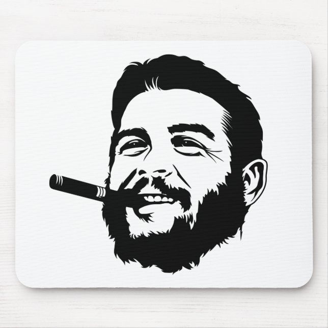 Tapis De Souris Che Guevara avec le portrait Mousepad de cigare (Devant)