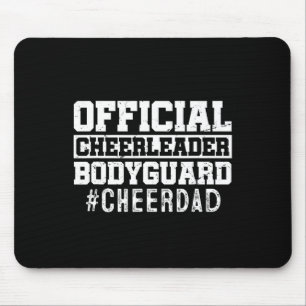 Tapis De Souris Cheer Papa Funny Papa Pom-pom girl officiel Bodygu