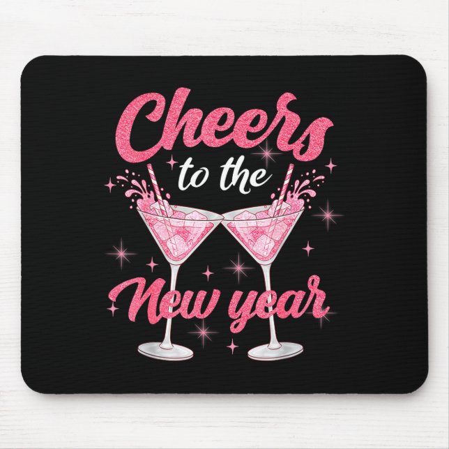 Tapis De Souris Cheer To The New Year Happy New Year 2026 Countdow (Devant)