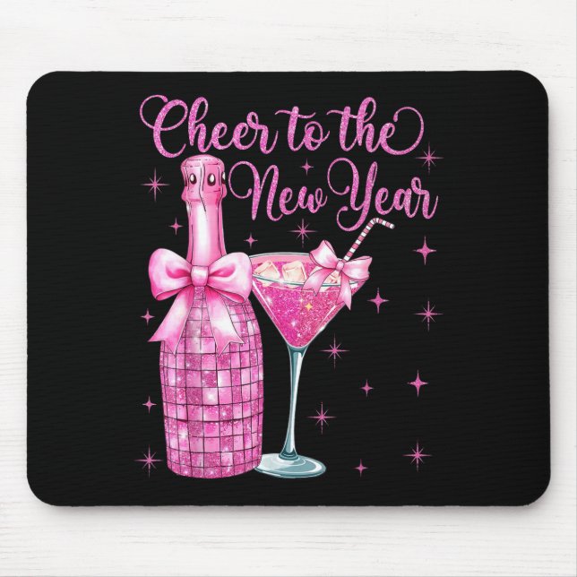Tapis De Souris Cheer To The New Year Happy New Year 2026 Party  (Devant)