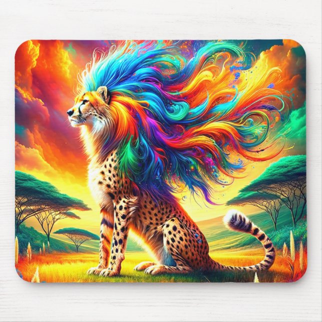 Tapis De Souris Cheetah Art (Devant)