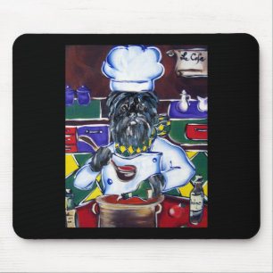 Tapis De Souris Chef Affenpinscher