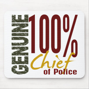 Tapis De Souris Chef de police véritable