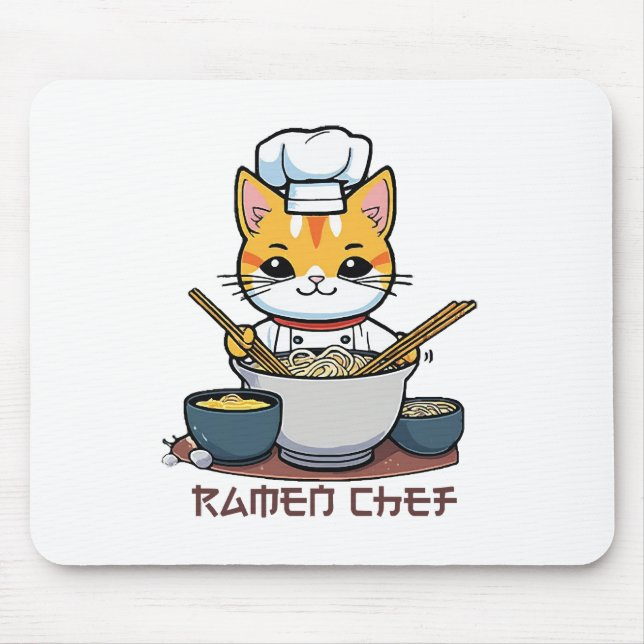 Tapis De Souris Chef de Ramen (Devant)