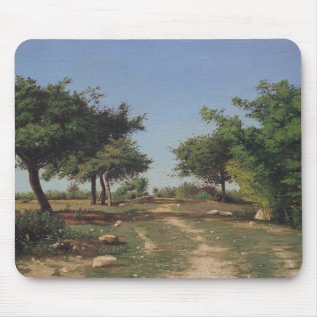 Tapis De Souris Chemin à travers les pommiers (Devant)