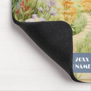 Tapis De Souris Chemin calme à travers la forêt