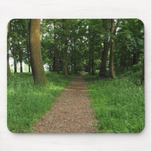 Tapis De Souris Chemin dans les Bois, Bute Park, Cardiff