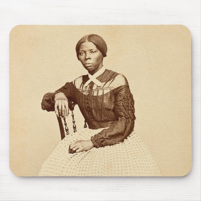 Tapis De Souris Chemin de fer abolitionniste Harriet Tubman (Devant)