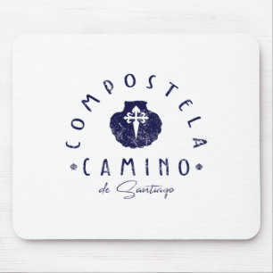 Tapis De Souris Chemin De Saint-Jacques Espagne Coquille Saint-Jac