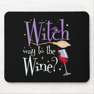 Tapis De Souris Chemin De Vin Halloween Boire Pour Wicca