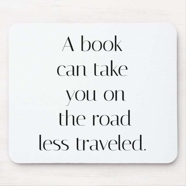 Tapis de souris chemin moins parcouru (Devant)