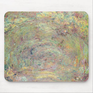 Tapis De Souris Chemin ombragé par   de Claude Monet
