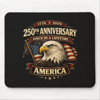 Tapis De Souris Chemise 250e anniversaire États-Unis 250e Amérique