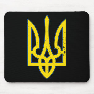 Tapis De Souris Chemise Armoiries D'Ukraine Soutien Ukraine