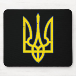 Tapis De Souris Chemise Armoiries D'Ukraine Soutien Ukraine 1