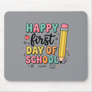 Tapis De Souris Chemise au crayon du premier jour d'école Mignonne
