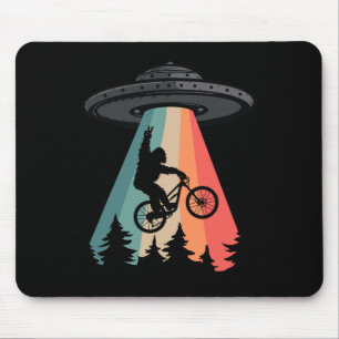 Tapis De Souris Chemise Bigfoot Vélo Tout Terrain Enlèvement Alien