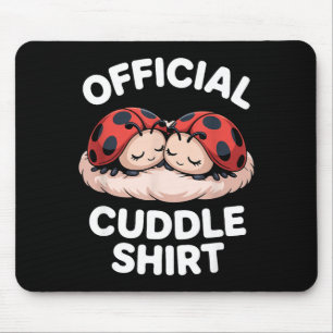 Tapis De Souris Chemise Câline Couple Coccinelle Mignonne Conforta