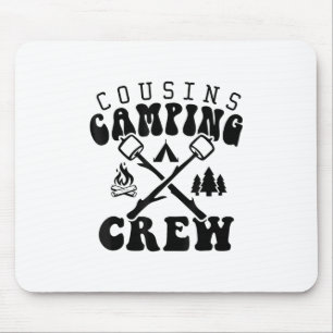 Tapis De Souris Chemise Cousin Camping Crew 2025 Vacances en Famil