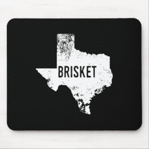 Tapis De Souris Chemise de Brisket de l'État du Texas Tx Amour Mai