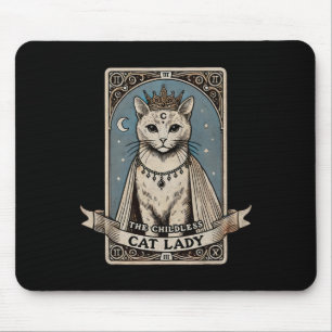 Tapis De Souris Chemise de carte Chat sans enfant Lady Chemise Vot