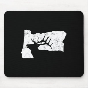 Tapis De Souris Chemise de chasse au wapiti de l'Oregon - Forme de