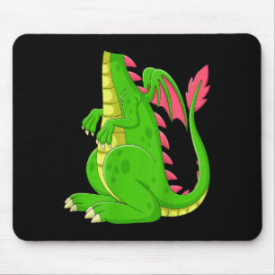 Tapis De Souris Chemise de dragon adultes hommes femmes enfants Co