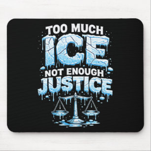 Tapis De Souris Chemise de glace drôle Abolir la glace Trump Meme