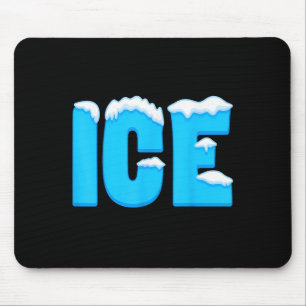 Tapis De Souris Chemise De Glace Enfants Adultes Hommes Femmes Feu