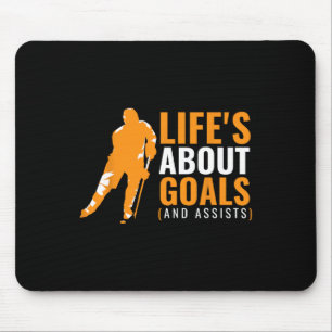 Tapis De Souris Chemise de hockey sur glace pour garçons Life's Ab
