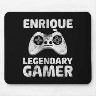 Tapis De Souris Chemise de joueur légendaire personnalisée Enrique
