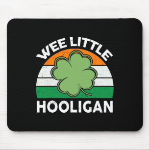 Tapis De Souris Chemise de la Saint-Patrick Wee Little Hooligan Dr
