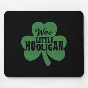 Tapis De Souris Chemise de la Saint-Patrick Wee Little Hooligan Dr