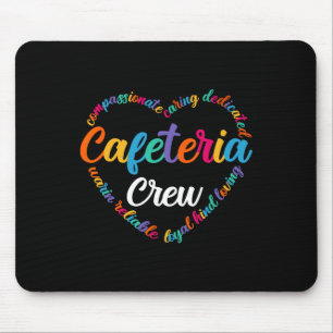 Tapis De Souris Chemise de l'équipe de la cafétéria de retour à l'
