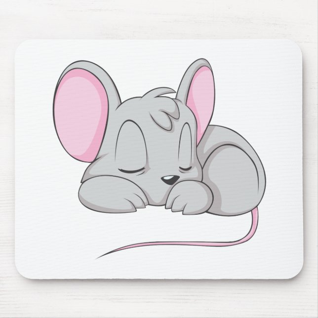 Tapis De Souris Chemise de petit somme de rat de souris de bébé de (Devant)