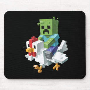 Tapis De Souris Chemise de poulet Jock pour enfants Pixel Art Game