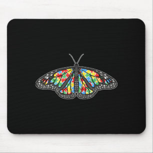 Tapis De Souris Chemise de puzzle Papillon monarque Sensibilisatio