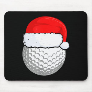 Tapis De Souris Chemise de pyjama de golf de Noël, hommes femmes e