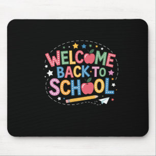 Tapis De Souris Chemise de retour à l'école Graphique coloré migno