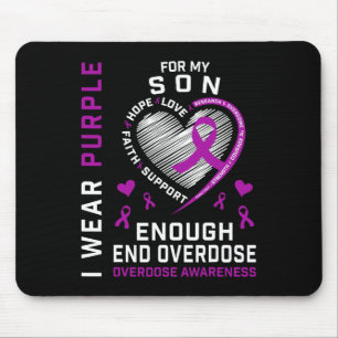 Tapis De Souris Chemise de sensibilisation à la fin des surdoses A