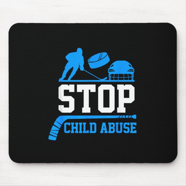 Tapis De Souris Chemise de sensibilisation à l'arrêt de l'enfance  (Devant)