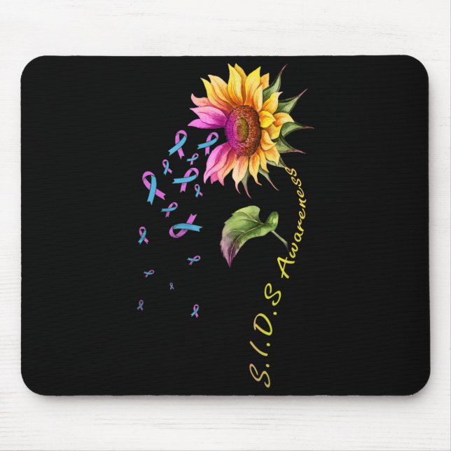 Tapis De Souris Chemise de sensibilisation au Sids (Devant)