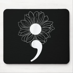 Tapis De Souris Chemise de sensibilisation au suicide de tournesol