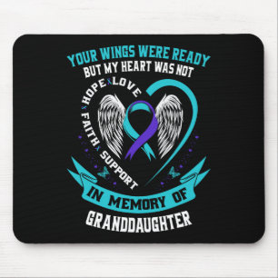 Tapis De Souris Chemise de sensibilisation au suicide Grand-fille